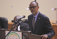 H.E. Paul Kagame, President of Rwanda addresses EALA at the commencement of the 5th Meeting of the 5th Session in Kigali today