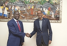H.E. President Paul Kagame Thursday, September 15, 2016, met with the Speaker of EALA, Rt Hon Daniel Fred Kidega at Village Urugwiro in Kigali, Rwanda