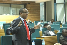 Hon Abdikadir Aden, mover of the Motion seeking leave to introduce amendment to the EAC Customs Management Act, 2014,