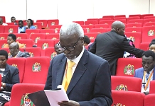 Hon Kivenjija - who tabled the Bill for the first time in Kampala