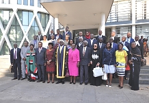 IT IS DONE: EALA Members pose for the last group photo.   The 3rd Assembly passed 31 Bills and over 90 Reports