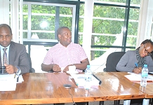 EALA Committee on Legal, Rules and Privileges chaired by Hon Mashaka Ngole during the meeting