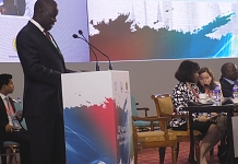 Rt Hon Daniel F. Kidega, Speaker of EALA addresses the IPU Assembly