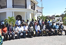 The delegation of EALA Members with the Governor of Mombasa H.E. Ali Hassan Joho in Mombasa earlier today