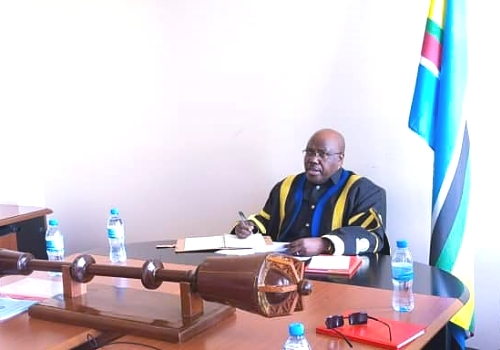 EALA Speaker, Rt. Hon. Joseph Ntakirutimana chairing today's Special Sitting