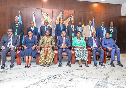 The EAC Bureau of Speakers posing for a group photo